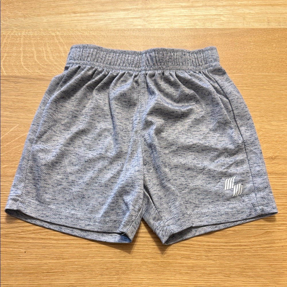 Kids Heather Gray Sports Shorts